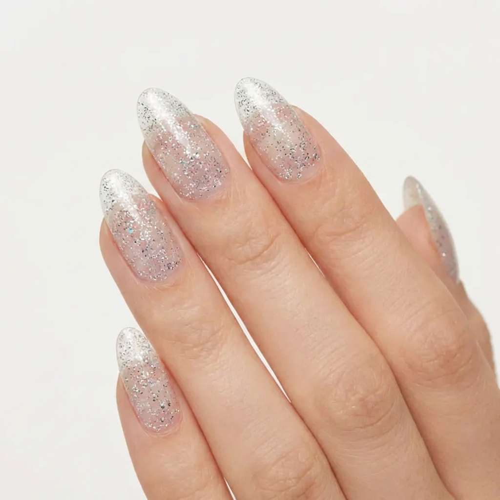 UV-free gel nail strips  — no lamp needed ever